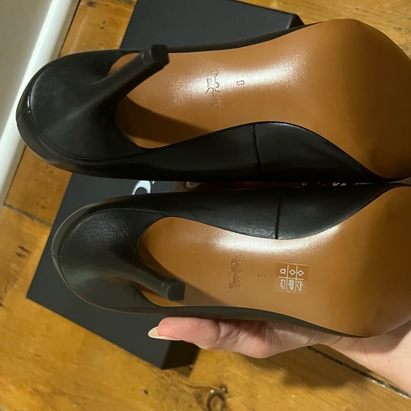 NWT Coach Waverly 85MM TRSTD LTR Black size 8B w box and dust bag - Picture 10 of 11